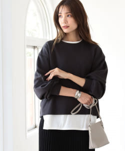 B:MING by BEAMS / 袖コクーン 裏毛 プルオーバー