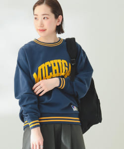▲RUSSELL ATHLETIC / Michigan ロゴ スウェット