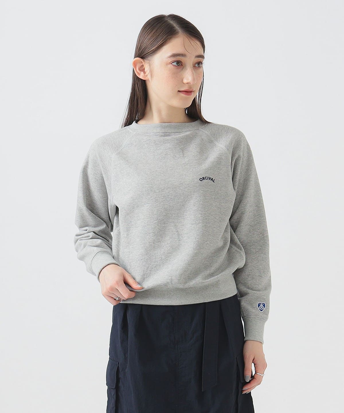 ORCIVAL オーシバル / Light French Terry Boat Neck Sweat トップス WOMEN TOP GREY 1 ORCIVAL オーシバル / Light French Terry Boat Neck Sweat トップス WOMEN TOP GREY 1
