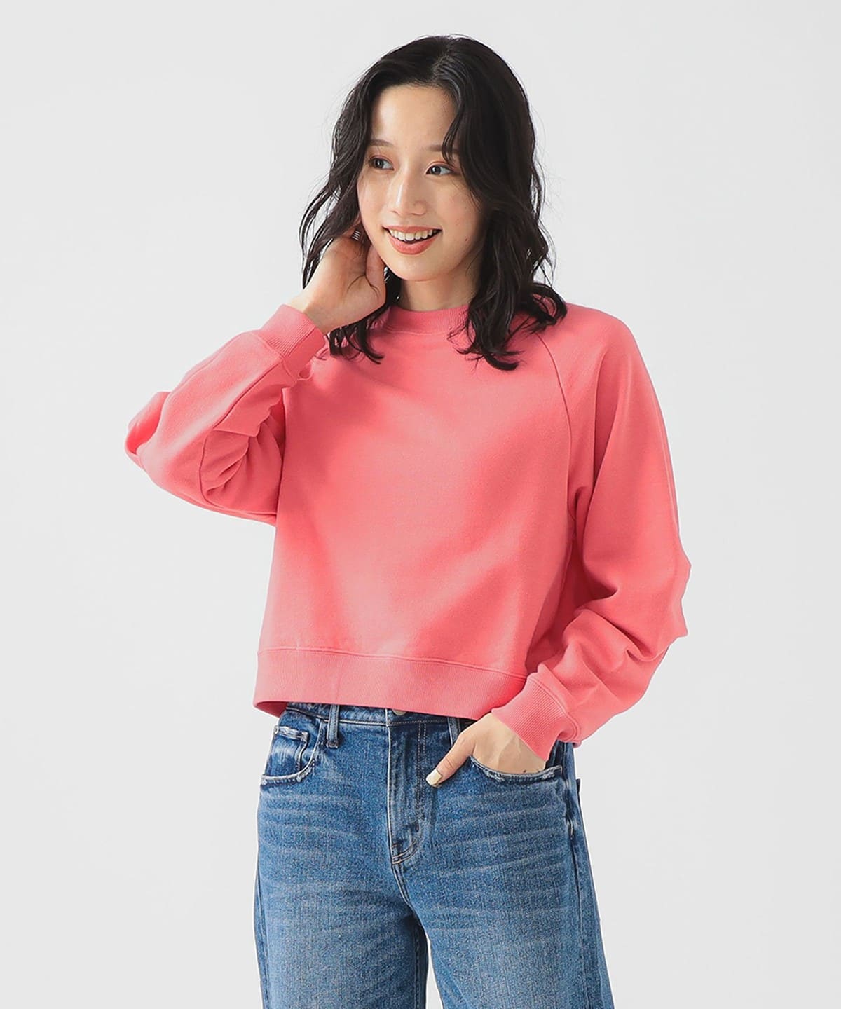 袖フォルム 裏毛 プルオーバー トップス WOMEN CORAL ONE SIZE 袖フォルム 裏毛 プルオーバー トップス WOMEN CORAL ONE SIZE