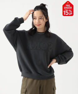 【+15%ポイントUP】パッチワーク ロゴ スウェット
