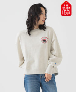 【+15%ポイントUP】【別注】RUSSELL ATHLETIC / プリント クルーネック スウェット
