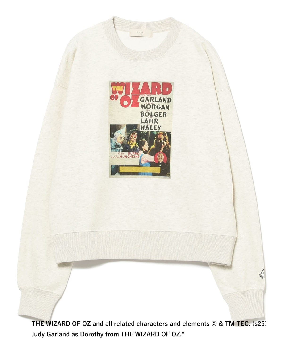 The Wizard of Oz プルオーバー トップス WOMEN OATMEAL ONE SIZE The Wizard of Oz プルオーバー トップス WOMEN OATMEAL ONE SIZE