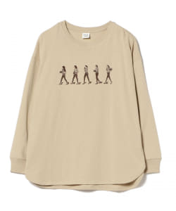 SOMETHING / ラウンド ロングスリーブ Tシャツ