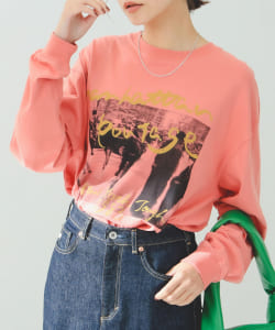 Manhattan Portage × B:MING by BEAMS / 別注 フォトプリント ロングスリーブ Tシャツ 22AW