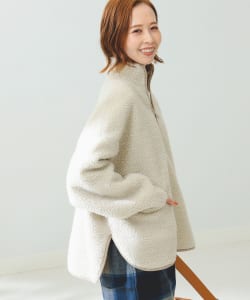 B:MING by BEAMS / ボア ハーフジップ プルオーバー 22AW