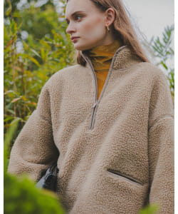 B:MING by BEAMS / ボア ハーフジップ プルオーバー 22AW