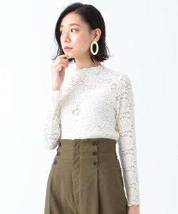 B:MING by BEAMS / 起毛カットレース プルオーバー