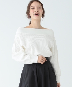 B:MING by BEAMS / サーマル オフショルダー プルオーバー