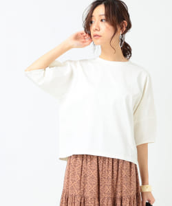 【中村アン 着用】B:MING by BEAMS / シルケット天竺 ワイドスリーブTシャツ 20SS