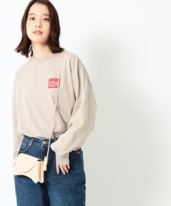 Manhattan Portage × B:MING by BEAMS / 別注 プリント ロングスリーブ Tシャツ