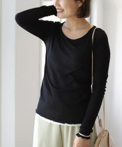 ▲B:MING by BEAMS / シアーテレコ クルー Tシャツ