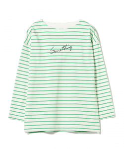 SOMETHING × B:MING by BEAMS / 別注 ボーダー ロング スリーブ Tシャツ