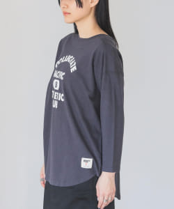 Collegiate Pacific × B:MING by BEAMS / 別注 ラウンドテール Tシャツ