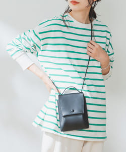 B:MING by BEAMS / ボーダー オーバー ロングスリーブ カットソー