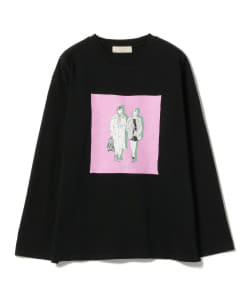 B:MING by BEAMS / Uca イラスト プリント ロングスリーブ Tシャツ
