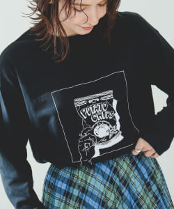 B:MING by BEAMS / Uca イラスト プリント ロングスリーブ Tシャツ