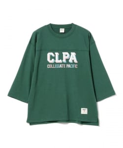 ▲Collegiate Pacific × B:MING by BEAMS / 別注 フットボール Tシャツ