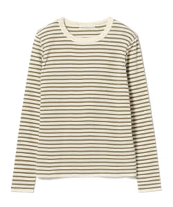 Adriana Kay / クルーネック ボーダー Tシャツ