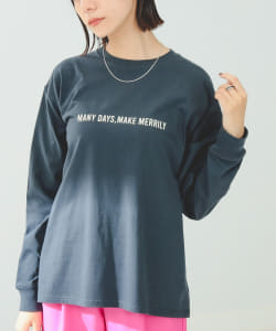 B:MING by BEAMS / ロゴプリント ロングスリーブTシャツ 22AW