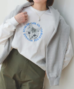 ▲B:MING by BEAMS / フォト プリント ロングスリーブTシャツ