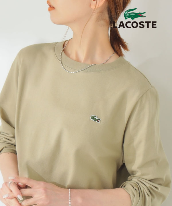 LACOSTE for B:MING by BEAMS / 別注 ロングスリーブ クルーネック T