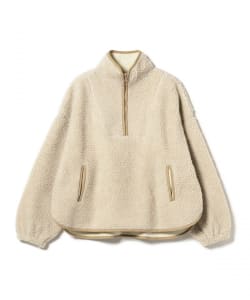 ▲ボア ハーフジップ プルオーバー