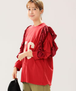 GO TO HOLLYWOOD × B:MING by BEAMS / 別注 ナンバリング フットボール Tシャツ