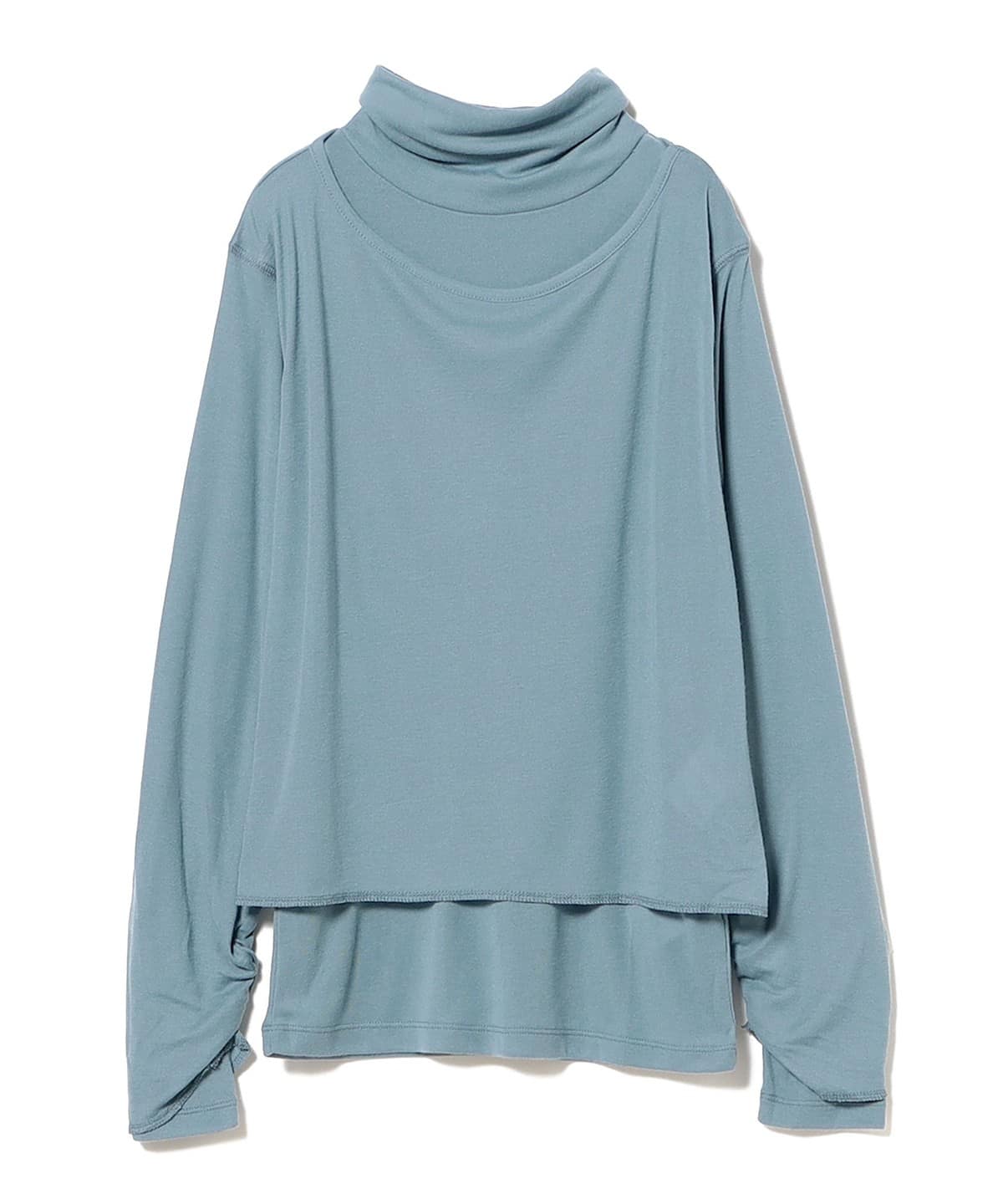 レイヤード トップス セット シャツ・ブラウス WOMEN STONE BLUE ONE SIZE レイヤード トップス セット シャツ・ブラウス WOMEN STONE BLUE ONE SIZE