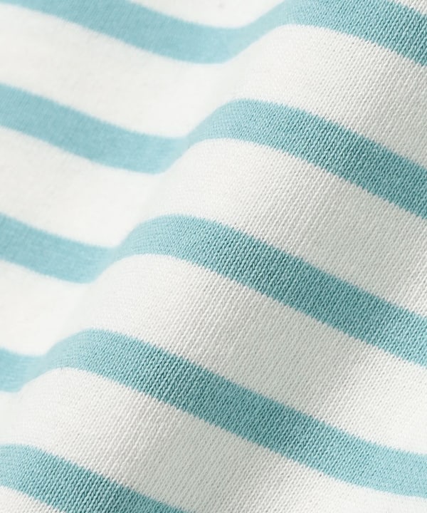 ジミン着Off White ダメージ ボーダー ロング Tシャツ リップルボーダーロングTシャツ – Mitsumine Online Shop