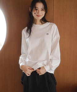 【別注】LACOSTE / ロングスリーブ クルーネック Tシャツ