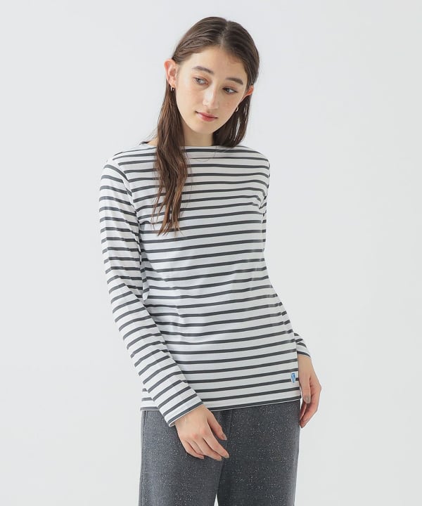 アルバクリエイツ AZUL BY MOUSSY | ダブルカラーフロント釦ニットトップス