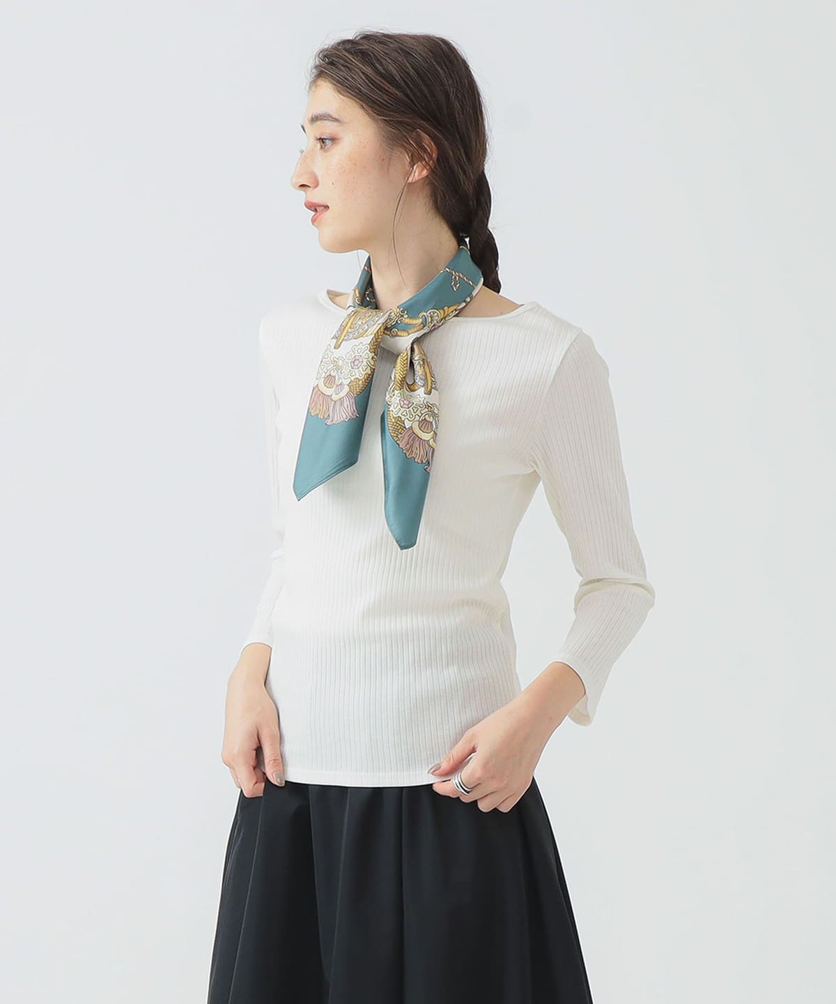 ハリヌキ テレコ プルオーバー Tシャツ・カットソー WOMEN IVORY ONE SIZE ハリヌキ テレコ プルオーバー Tシャツ・カットソー WOMEN IVORY ONE SIZE