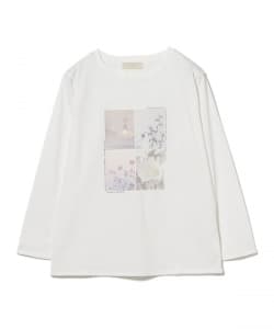 プリント ロングスリーブ Tシャツ