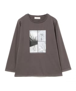 プリント ロングスリーブ Tシャツ
