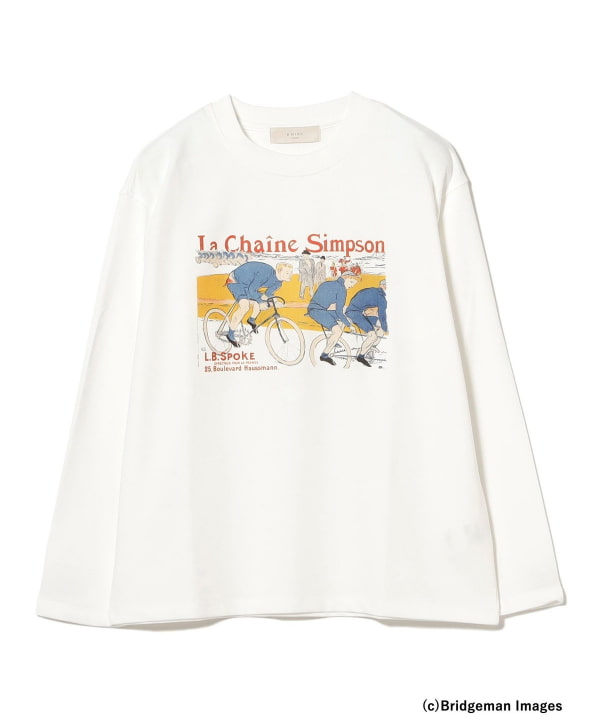 marc le bihan ロングTシャツ LANVIN en Bleu tシャツ 8オンス ヘビーウェイト オーバーサイズ