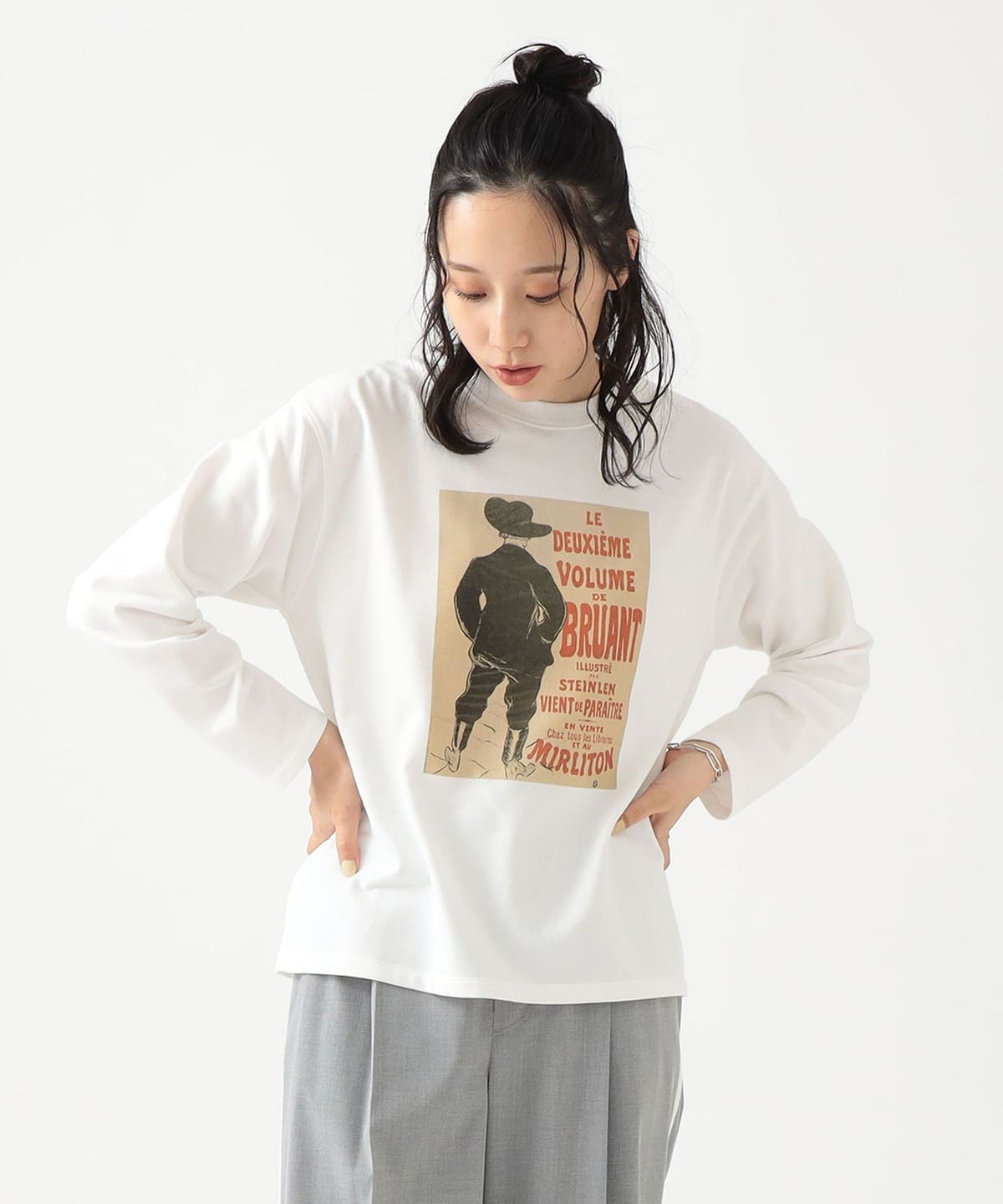【+15%ポイントUP】Lautrec ロングスリーブ Tシャツ Tシャツ・カットソー WOMEN Aristide Bruant ONE SIZE 【+15%ポイントUP】Lautrec ロングスリーブ Tシャツ Tシャツ・カットソー WOMEN Aristide Bruant ONE SIZE