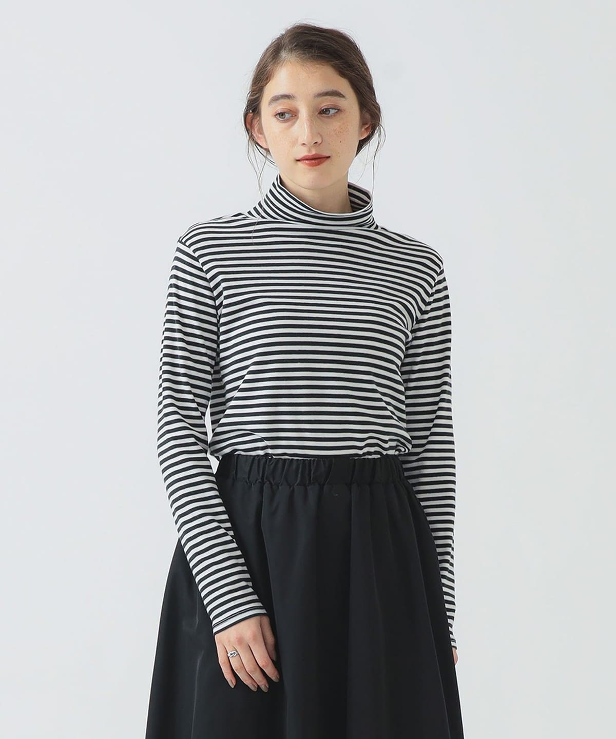 スムース タートルネック カットソー Tシャツ・カットソー WOMEN OFF*BLACK ONE SIZE スムース タートルネック カットソー Tシャツ・カットソー WOMEN OFF*BLACK ONE SIZE