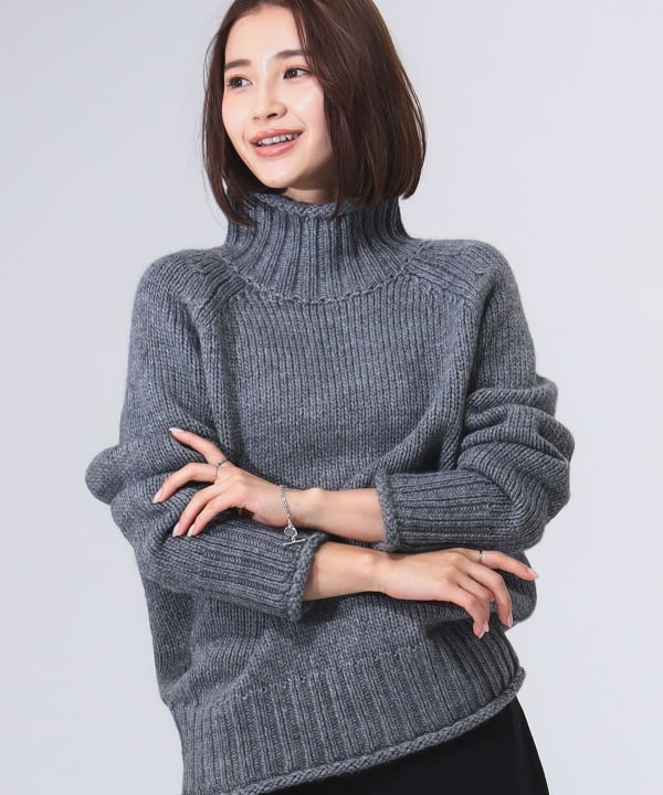B:MING by BEAMS B:MING by BEAMS off-turtleneck pullover