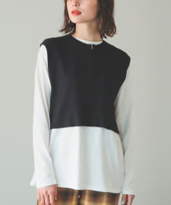 B:MING by BEAMS / ベスト コンビ ロングスリーブ Tシャツ