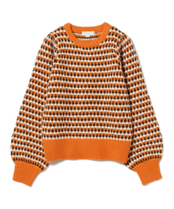 ▲B:MING by BEAMS / レトロ ジャカード ニット