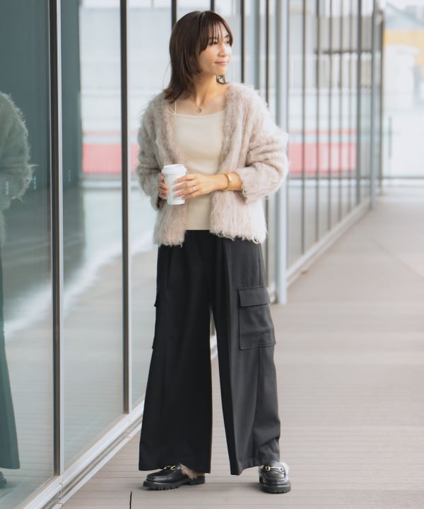 B:MING by BEAMS（ビーミング by ビームス）シャギー ニット