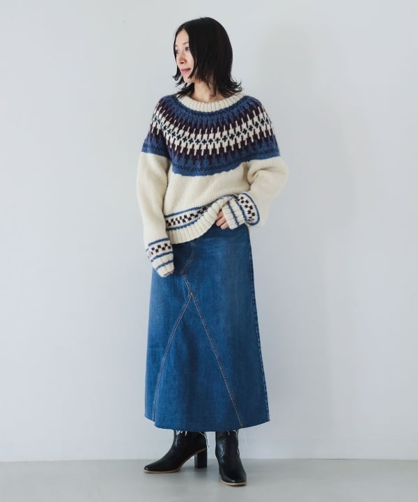 B:MING by BEAMS（ビーミング by ビームス）NEPALHANDKNIT × B:MING by