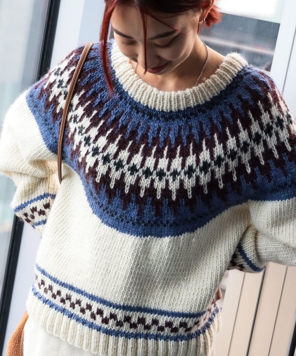 B:MING by BEAMS（ビーミング by ビームス）NEPALHANDKNIT × B:MING by