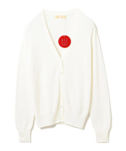 ▲B:MING by BEAMS / “BBB” ホールガーメントVネックカーディガン