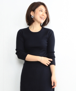 B:MING by BEAMS / リブタイト クルーネックニット 16AW