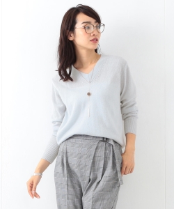 B:MING by BEAMS / カシミヤ Vネック ニットプルオーバー 17AW