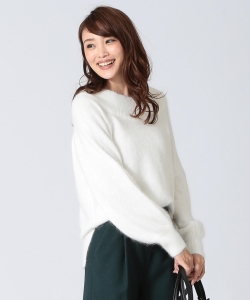 B:MING by BEAMS / アンゴラ混 ボートネックニット 17AW-P
