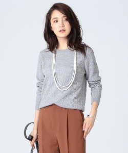 B:MING by BEAMS / ウォッシャブル 柄編みニットプルオーバー 17AW-P