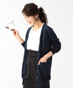 B:MING by BEAMS / ハードマンズリネンカーディガン 18SS